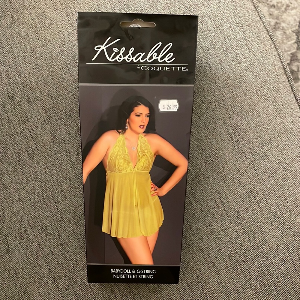 NEW Kissable by Coquette Babydoll Set